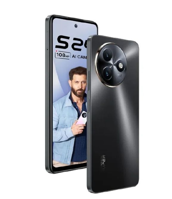 [Brand New] Itel S24 128GB+8(4+4)GB RAM 6.6" 90HZ Screen Dual SIM 4G Network Phone Fingerprint Unlock 18W 5000 mAh Battery Android 13 MTK Helio G91 Ultra Smart Phones