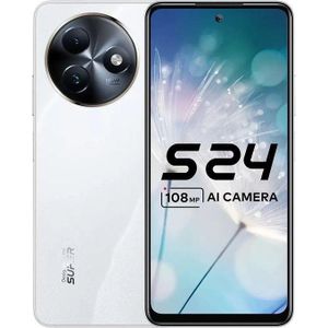 [Brand New] Itel S24 128GB+8(4+4)GB RAM 6.6" 90HZ Screen Dual SIM 4G Network Phone Fingerprint Unlock 18W 5000 mAh Battery Android 13 MTK Helio G91 Ultra Smart Phones