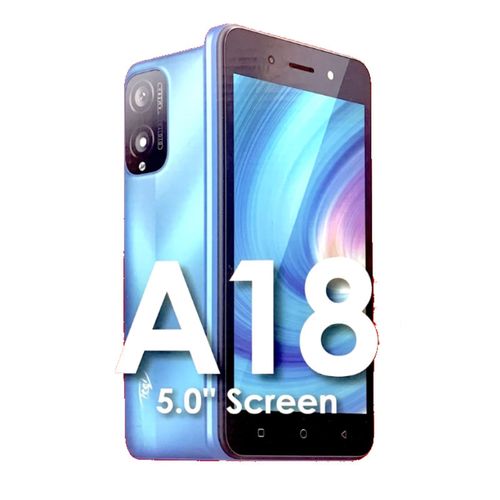[Brand New] Itel A18 32GB+1GB 5.0" Display  Andriod 2400 MAh Battery  Dual Sim Smart Phone