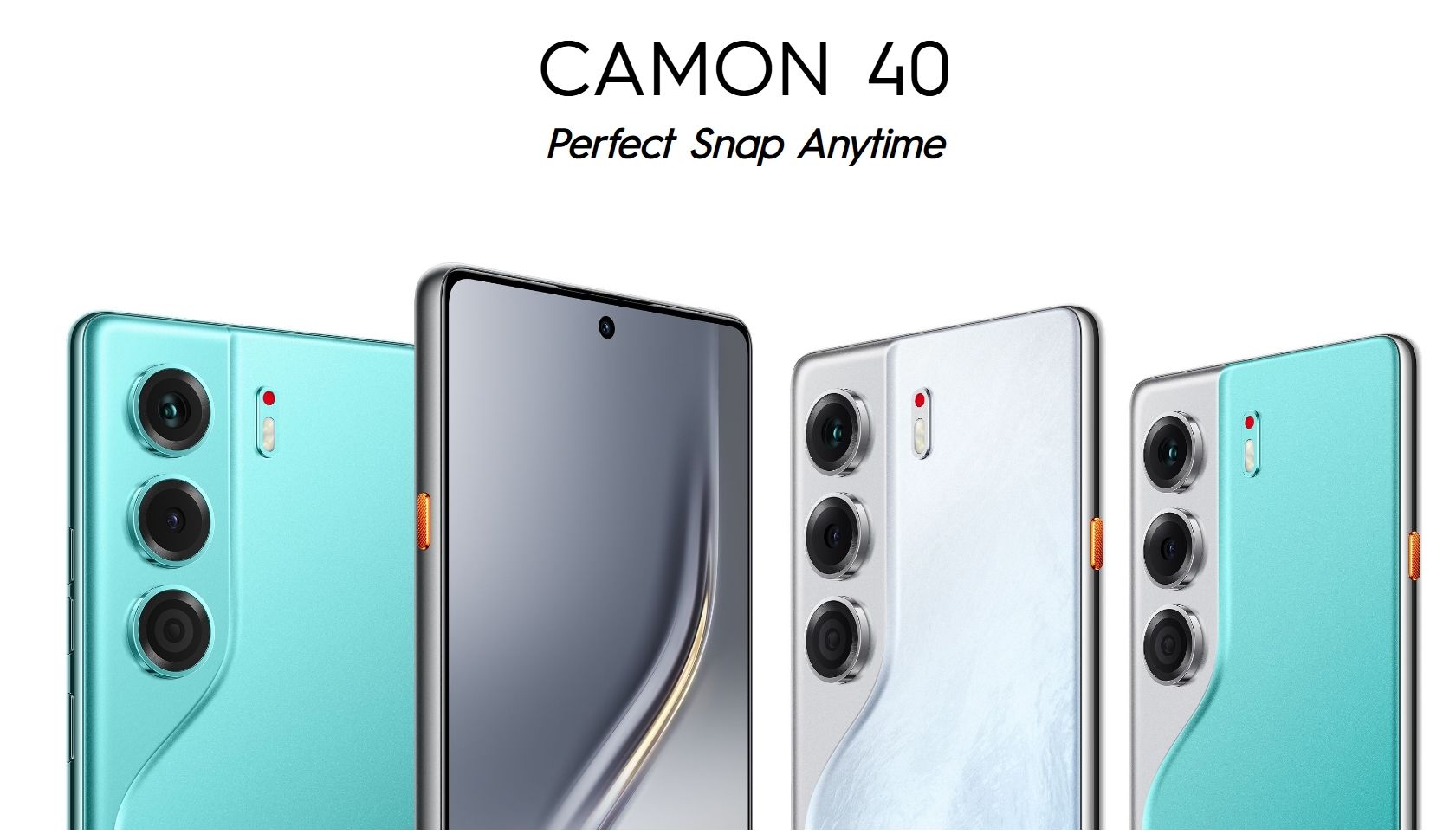 [New Arrival] Tecno Camon 40 128GB ROM+8GB RAM 6.78' 120Hz AMOLED Display Panda King Glass Protection 50MP+32MP Camera MTK Helio G100 Ultimate IP66 Dust/Water Resistant 5200mAh Battery Smart Phone