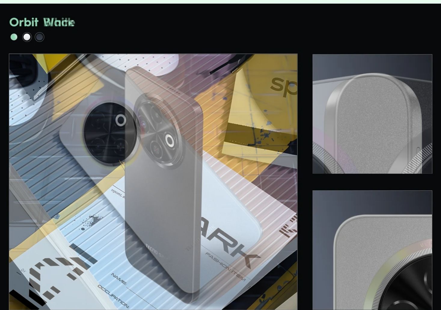 [New Arrival] Tecno Spark 30C 128GB +8(4+4)GB 120Hz 6.6"  Display Dynamic Port 50MP IP54 Dust/Water Dual Speakers 7.8mm Ultra Slim 5000mAh 18W Type-C Dual SIM 4G Smart Phones Side Fingerprint phone