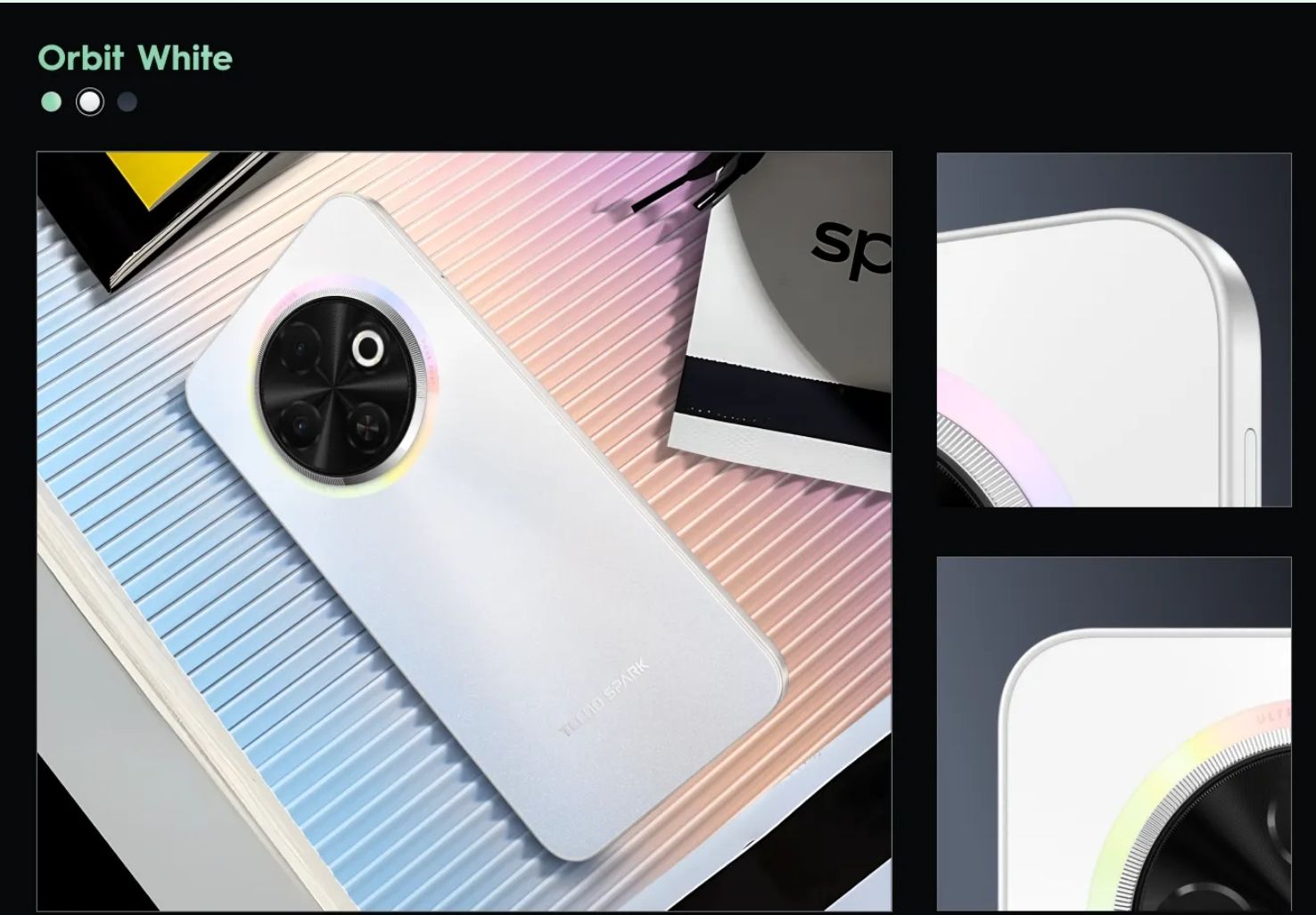 [New Arrival] Tecno Spark 30C 128GB +8(4+4)GB 120Hz 6.6"  Display Dynamic Port 50MP IP54 Dust/Water Dual Speakers 7.8mm Ultra Slim 5000mAh 18W Type-C Dual SIM 4G Smart Phones Side Fingerprint phone