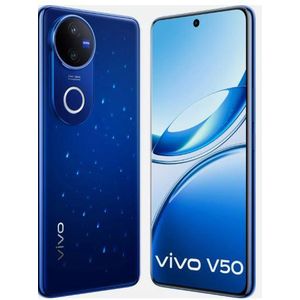 [New Arrival] Vivo V50 512GB+12GB 6.77 Inches 120Hz Display 50MP+50MP Cameras Snapdragon 7 Gen 3 Processor 6000mAh Battery 90W SuperFast Charging IP68/69Dust/Water Resistant Android Smart Phones