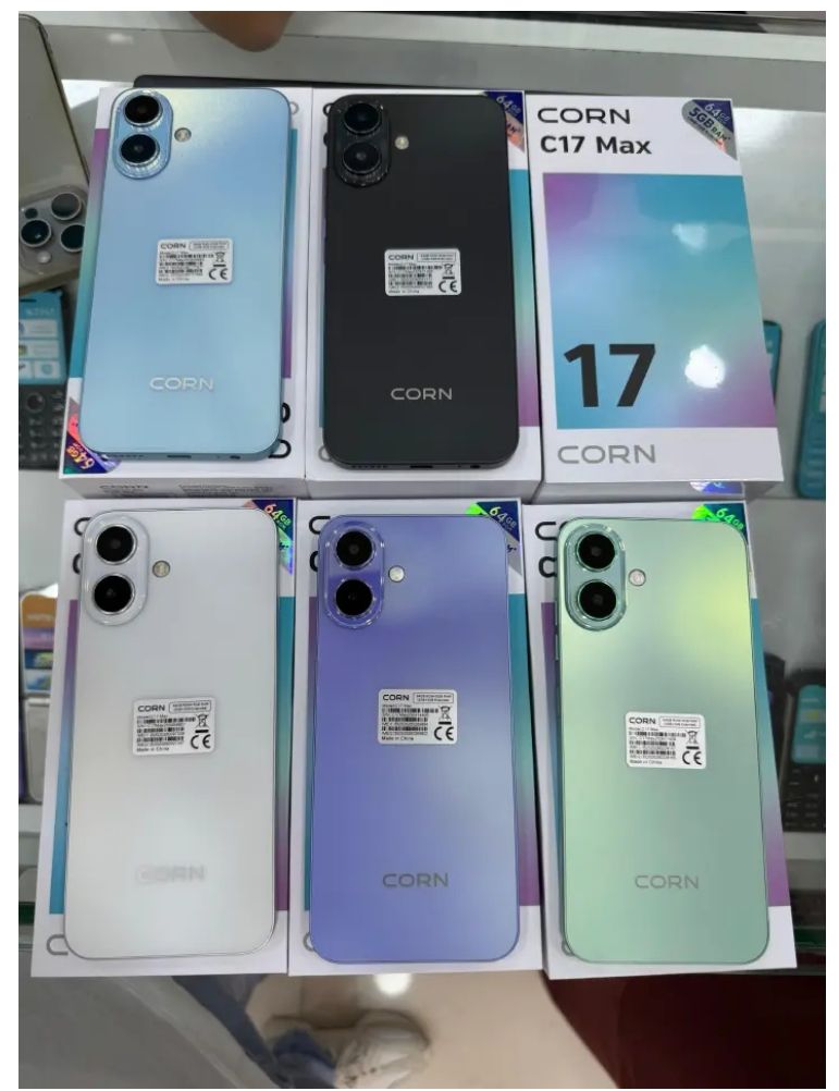 [NEW ARRIVAL] CORN C17 MAX 6.67'' HD Hole screen 64GB + 5GB (3+2) 5000mAh Battery 3G network 13MP ultra camera 8MP AL camera octa-core Android Dual speaker side-fingerprint smartphone