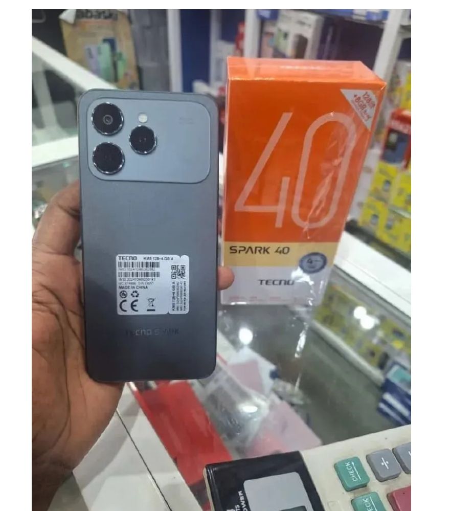 [NEW ARRIVAL] Tecno Spark 40 128GB + 8GB(4+4GB EXTENDED) 6.67'' Hole Screen Camera 50MP Main Camera 8MP Front Camera 45W Super Charging 5200mAh Side Fingerprint Free call without signal smartphone