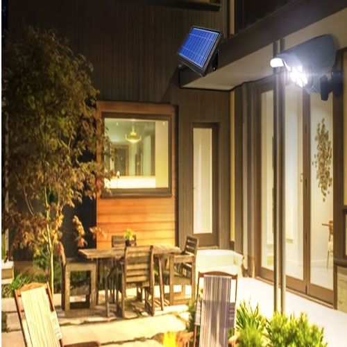 77 LED Solar Flood Light with Motion Sensor – Enhanced Battery Storage, Waterproof, Wireless Security Light for Porch, Garden, Patio – Dummy Camera Decoy (Weatherproof)