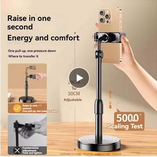 Desktop Tripod for Phone Smartphone Iphone with Phone Holder Stand Bracket Tripe for Mobile Telefoon Statief Stand Table