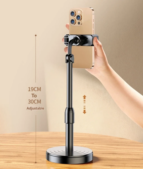 Desktop Tripod for Phone Smartphone Iphone with Phone Holder Stand Bracket Tripe for Mobile Telefoon Statief Stand Table