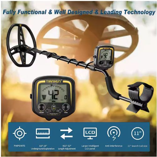 Good Professional Underground Metal Detector TX-850 Gold Digger Treasure Hunter Pinpointer Gold Prospecting Mode LCD Display