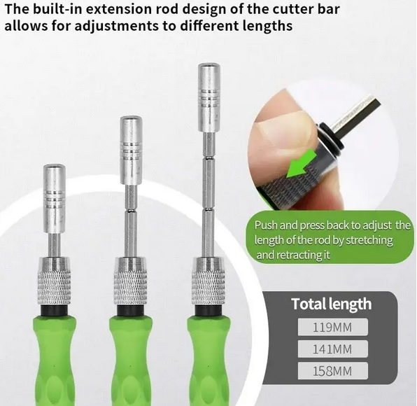 Mini 32-in-1 Precision Screwdriver Set Magnetic Phillips Bits Multifunctional Hand Repair Tool Kit for Phone Watch Glasses PC