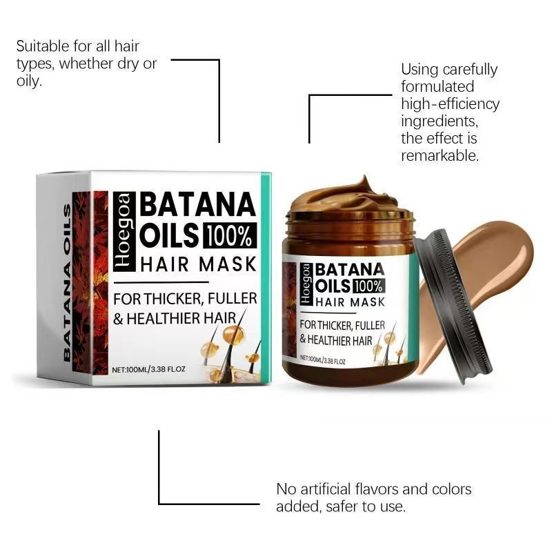 100% Batana Oil from Honduras - Get Fuller, Thicker, Healthier Hair - Great Men Conditioner Haircare Silky - Hair Nutrition oil--100ml