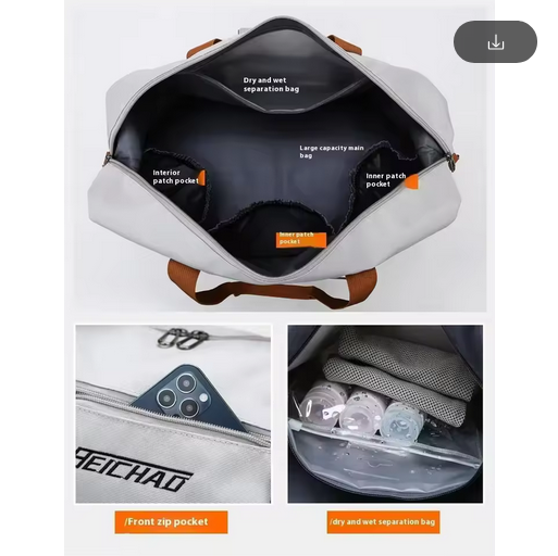 Travel Gym Bag Short-distance Luggage Portable Fitness Bags Shoulder Crossbody Chest Bag Handbags Duffle Carry On Weekender Bag