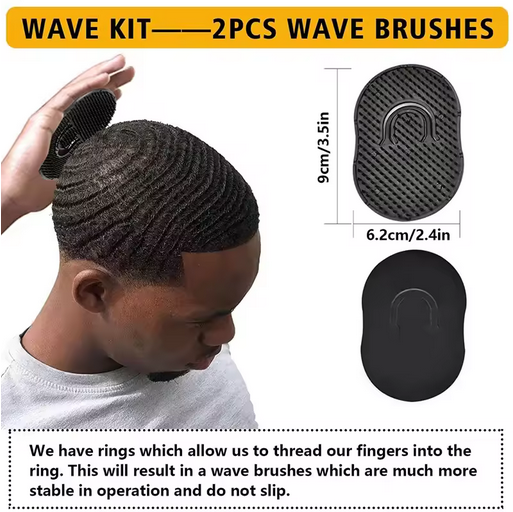 Curly Hair Cream Wave Kit for 360 Waves Hair Styling Pomade Oil Based Style Texture Wave Pomade Gel for Black Men African Braids