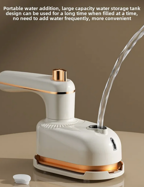 Portable Steam Iron Handheld Ironing Machine Household Clothing Iron Flat and Hang Ironing 2 in 1 Mini Rotating Electric Iron