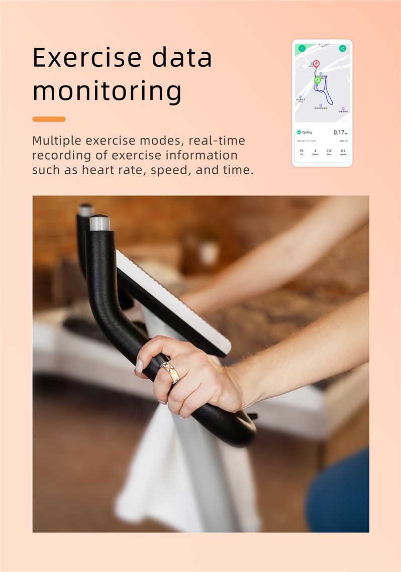 New Smart Ring Men Women Heart Rate Blood Oxygen Sleep Health Monitor Sport Fitness Tracker Smartring For Android IOS  Gift Crystal Charging Case