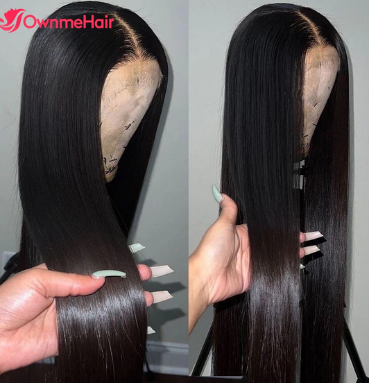 Glueless Wig Lace Frontal Human Hair Wigs 13X4 HD Lace Frontal Wig Ready to Wear Pre Plucked Bleached Knots Pre Cut Lace