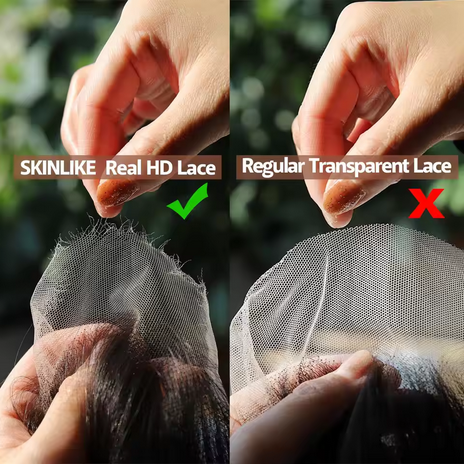 Glueless Wig Lace Frontal Human Hair Wigs 13X4 HD Lace Frontal Wig Ready to Wear Pre Plucked Bleached Knots Pre Cut Lace