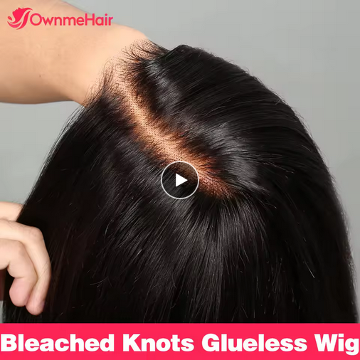 Glueless Wig Lace Frontal Human Hair Wigs 13X4 HD Lace Frontal Wig Ready to Wear Pre Plucked Bleached Knots Pre Cut Lace