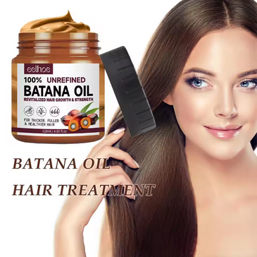 4PCS--100% Pure Organic Hair Mask Batana Oil Hair Growth Oil Natural Treatment Nourish Reduce Hair Loss Anti-Breakage Hair Products