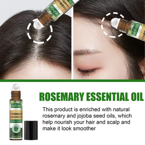 Rosemary Hair Care Set Contains Rosemary Hair Roller Hair Spray Essential Oil Nourish Hair Soft Fluffy Strong Moisturizing Root