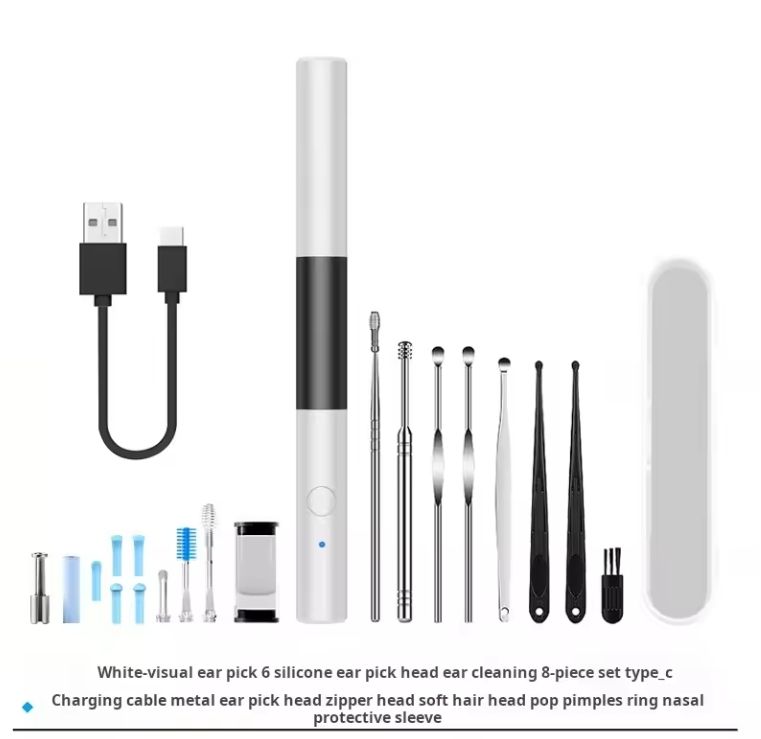 2025 New Wireless Intelligent Visual Ear Picking Spoon Visual Care Set Hd 1920p Visual Ear Picking Spoon Ear Picking Artifact
