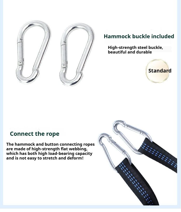 Automatic mosquito net, hammock, outdoor anti rollover double camping artifact with mosquito net, home swing, hammock, nylon