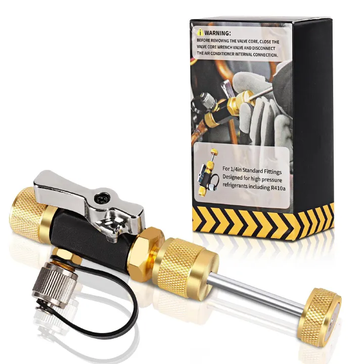Vacuum rated valve core disassembly tool, valve disassembly tool, vacuum rated value of 20 microns