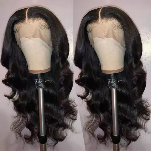 Body Wave 13*4 Lace Front Synthetic Wigs,Long Glueless Lace Front Wig with Pre Plucked Natrural Hairline and Baby Hair