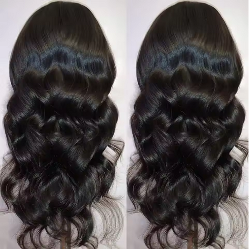 Body Wave 13*4 Lace Front Synthetic Wigs,Long Glueless Lace Front Wig with Pre Plucked Natrural Hairline and Baby Hair