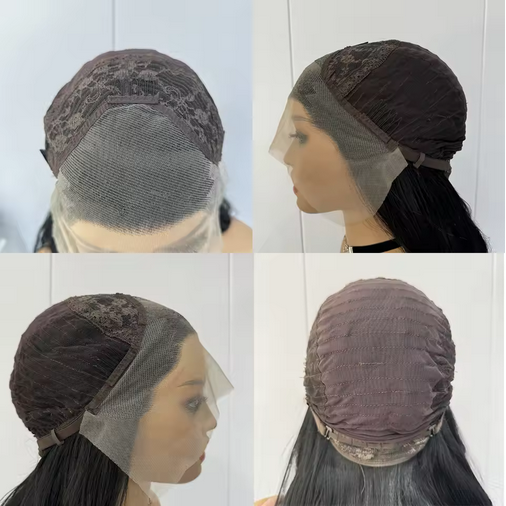 13X4 Synthetic Lace Front Wigs For Women 26" Free Part Body Wave Ombre Brown Red Lace Wigs Heat Resistant Cosplay Wig