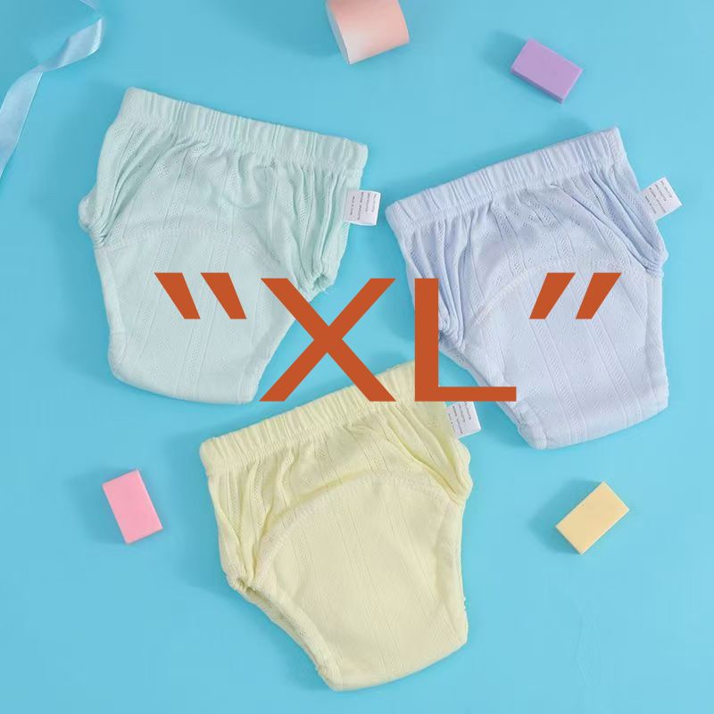 3PCS---Cute Baby Waterproof Reusable Training Pants Cotton Baby Diaper Infant Shorts Nappies Panties Nappy Changing Underwear Cloth New