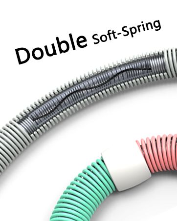 Weighted Soft Spring Hula Hoop for Adults – 3.3lb Foldable Fitness Hoop, Waist-Friendly Design, Portable Slimming Exercise Equipment for Home and Travel