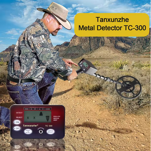 Hot Sell Metal Detector TC300 TC 200 Underground Detectors Pinpointer Treasure Hunter Gold Depth Digger