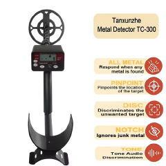 Hot Sell Metal Detector TC300 TC 200 Underground Detectors Pinpointer Treasure Hunter Gold Depth Digger NO BATTERY