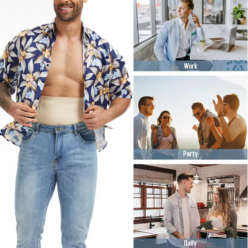 Men High Waist Compression Shorts Underwear Tummy Control Shapewear Briefs Slimming Body Shaper Belly Girdle