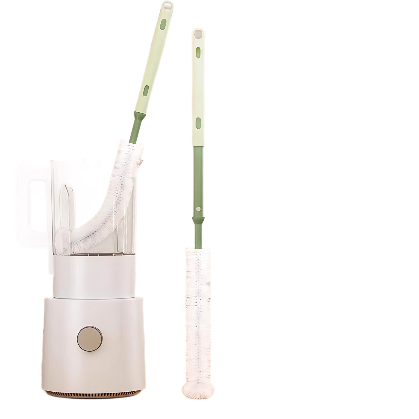 Multi-functional retractable and bendable cup brush, long-handled hard bristle cleaning brush, suitable for cleaning baby bottles, soybean milk machines, blenders, and other kitchen items (set of 3)