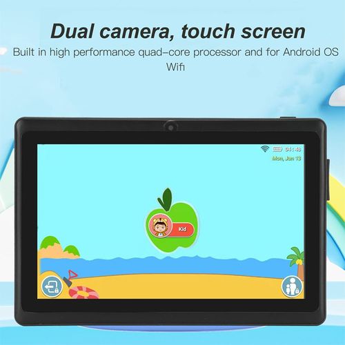 ZPL-Kids Tablet small and light,7 Inch Android 8.1 4GB+64GB - Black