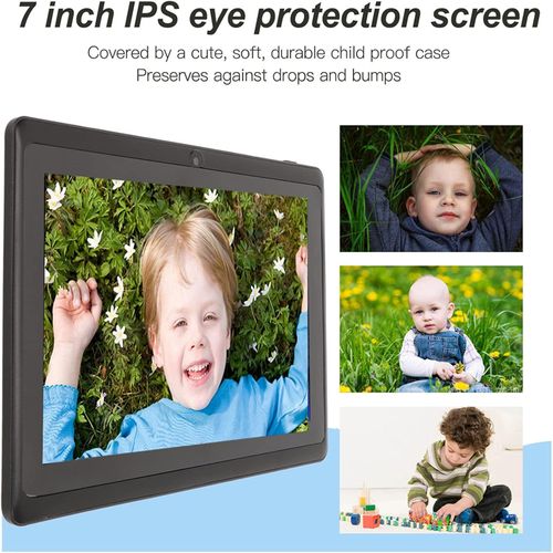 ZPL-Kids Tablet small and light,7 Inch Android 8.1 4GB+64GB - Black