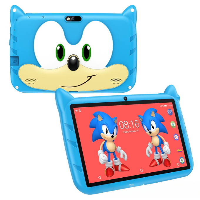 Brand New ZPL-Kids Tablet Android 7 4GB+64GB   7.0 inches  4000mAh  ARM+DSP(Blue)