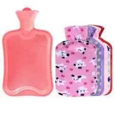 2L Hot Water Bag with Silicone Cover.
Hot Water Bag for Pain Relief