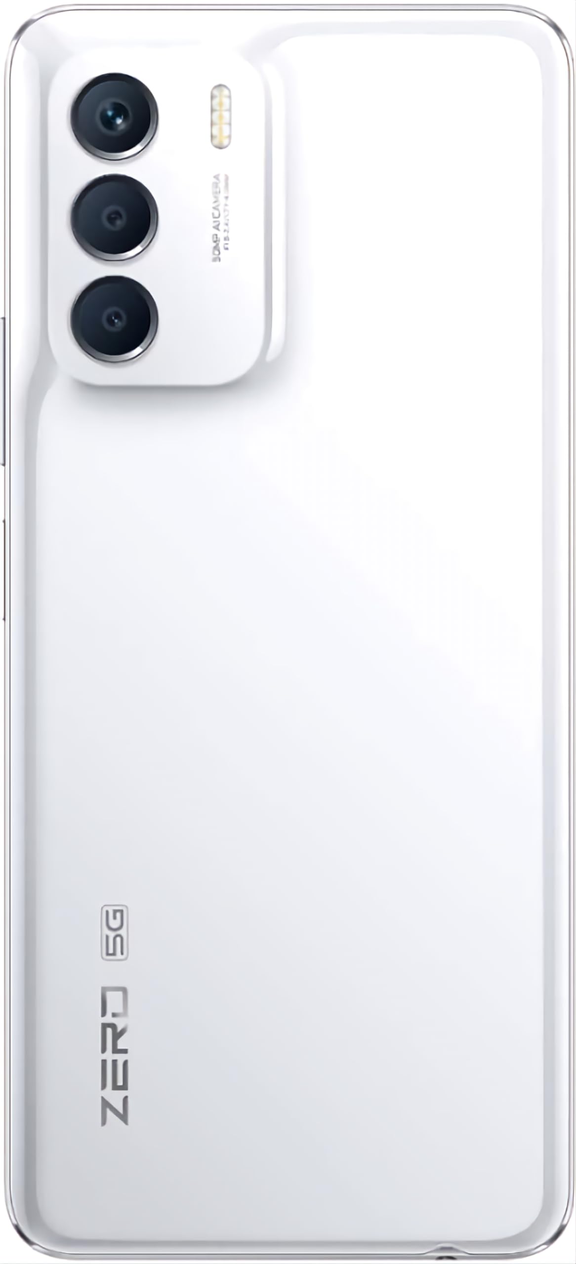 Refurbished Infinix Zero 5G 2023 White 8GB RAM + 256 GB ROM 6.78" 5000mAh 50MP+16MP Camera (Dual SIM) Android Smartphones/ Mobile Phones