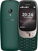 New Nokia 6310 (2024) ,2.8 Inches, 8MB+16MB,Dual Sim, Torch, Camera, FM Radio, MP3 Player - Green