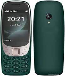 New Nokia 6310 (2024) ,2.8 Inches, 8MB+16MB,Dual Sim, Torch, Camera, FM Radio, MP3 Player - Green