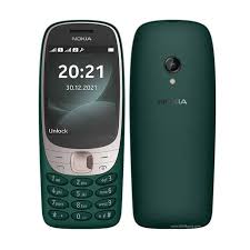 New Nokia 6310 (2024) ,2.8 Inches, 8MB+16MB,Dual Sim, Torch, Camera, FM Radio, MP3 Player - Green