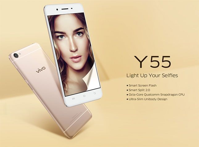 Refurbished VIVO Y55 – 4GB RAM + 16GB ROM 5.2" Screen 2650mAh 8MP Camera Dual SIM Android Smartphone