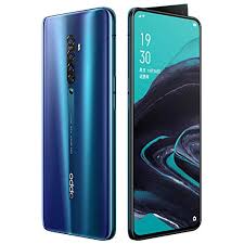 Refurbished Oppo Reno 2 Smart phone 8GB+128GB Fingerprint & Face Recognition Unlock 6.5 inch 2G/3G/4G, LTE Dual SIM 4000MAH 48MP Ultra HD Camera Blue