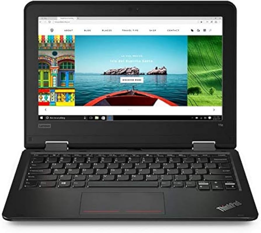 Refurbished lenovo 11E intel celeron 4gb Ram 128gb ssd 11.6 Inch Screen Size Ultra Slim Laptop With Windows 10 and Office 2016