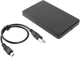 Laptop Hard Disk External 2.5'' Casing Ultra-fast 2.0 USB data transfers