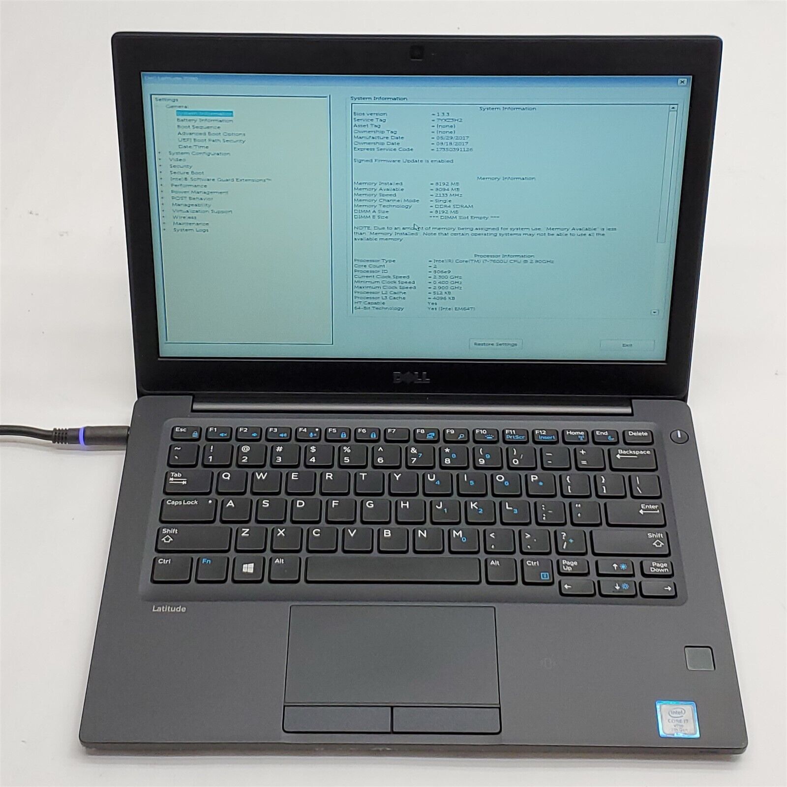 free mouse] Refurbished Dell Laptop Dell Latitude 7280 INTEL CORE i5 - 6300U @ 2.50GHz | 8GB RAM | 256GB SSD | Refurbished Laptop Computer windows 11 azerty keypad