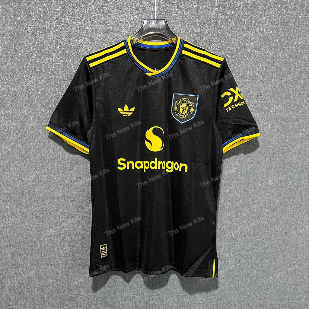 { Player Version } New season Manchester United 25/26 Third Away Authentic Jersey Manchester United Jersey Manchester United Third Away Kit Jersey Men Team Jersey Quality player version jersey